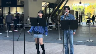 2023.10.21 BYEOLEUN and LEE DONGHUN BUSKING EVENT  “REWRITE THE STARS”