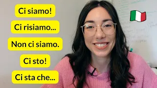 10 essential Italian phrases for informal conversation (with verbs ESSERCI, STARCI) (Subtitles)