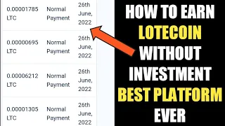 EARN free LITECOIN without any Investment | BEST free litecoin earning site 2022