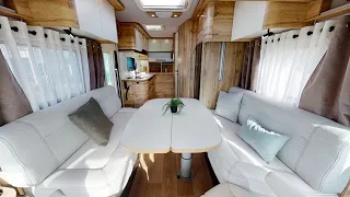 🇨🇵 APPARTEMENT LUXUS WOHNMOBIL 2024 Le Voyageur LV 6.8 LF Heckküche | Hubbett mit Längsbetten