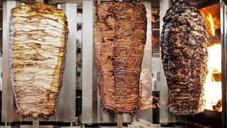 3 Big Kebabs Of Meat And Chicken(Turkish kebab)! For 1000 people a day! With grilled doner