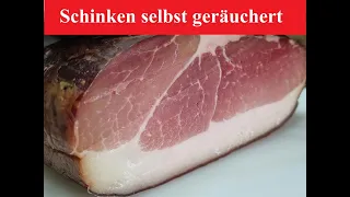 Schinken selber Räuchern leicht gemacht, Anleitung zum perfekten Räucherschinken.