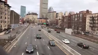 Mass Pike in Boston Timelapse