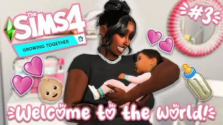 WE GAVE BIRTH! 🍼💖 • The Sims 4 Growing Together Ep. #3