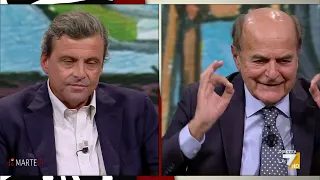 Il confronto tra Pier Luigi Bersani, Carlo Calenda e Massimo Gramellini