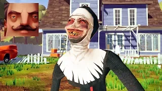 HELLO NEIGHBOR EVIL NUN - My New Neighbor EVIL NUN Act 1 Gameplay Walkthrough