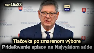 Problémy s prideľovaním spisov na Najvyššom súde. Minister Susko, Gašpar a ďalší #md16x88