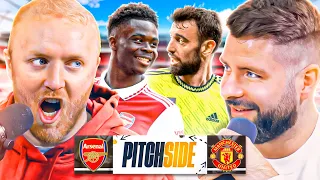 ARSENAL 3-2 MAN UTD ft. Tom Garratt & Callum Fowler- Pitch Side LIVE!