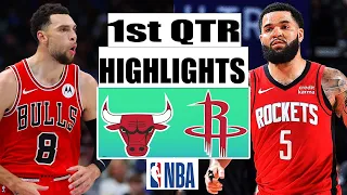 Houston Rockets VS Chicago Bulls 1st QTR GAME HIGHLIGHTS | March 21 | 2024 NBA Season