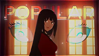 Yumeko Jabami X Gojo Satoru - Popular 😎❤ [AMV/Edit] 4K