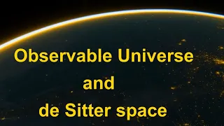 Observable Universe and de Sitter space