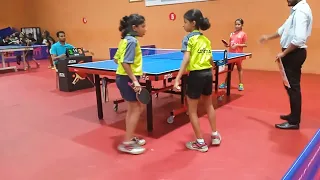 Kozhikode vs Thrissur | Girls under-13 Doubles table tennis Ranking tournament | Pre-Quarter finals
