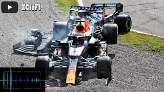 Max Verstappen TEAM RADIO after a crash with Lewis Hamilton ITALIAN GP 2021