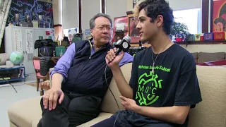 Yo Yo Ma interviews Senn student Ethan Pitroda