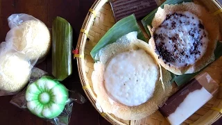 Indonesian street food taste test challenge: Eating Indonesian desserts & snacks in Solo, Indonesia