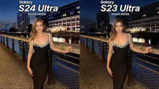 Samsung Galaxy S24 Ultra VS Galaxy S23 Ultra NIGHT MODE Camera Test Comparison