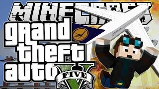 Minecraft | Grand Theft Auto (GTA) | PLANE STUNTS! | Mods Showcase [Funny Moments]