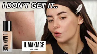 *NOT SPONSORED* TESTING IL MAKIAGE FOUNDATION! REVIEW + WEAR TEST!