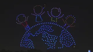 Drones replace fireworks at Lake View Terrace