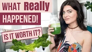 I Drank CELERY JUICE for 7 Days & THIS HAPPENED + The Results I DIDN'T Get!