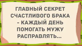 Главный секрет счастливого брака... Сборник свежих анекдотов! Юмор!