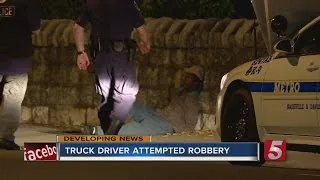 2 Attempt To Rob Truck Driver Outside Business