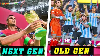 FIFA 23 vs PES 2021 Realism Mod - World Cup Final Comparison 🔥Gameplay, Entrance,Trophy| Fujimarupes