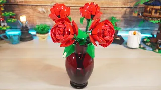 LEGO Roses 40460 x2 (two sets together) ⏩ Speed Build