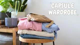 Capsule Wardrobe Frühling - 33 Kleidungsstücke für 3 Monate | Update 2024