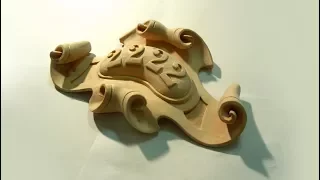 Картуш.Резьба по дереву . woodcarving