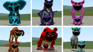 EVERY SMILING CRITTERS GIANT FORM IN POPPY PLAYTIME CHAPTER 3!! Garry's Mod