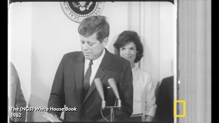President John F. Kennedy Presents the "White House Book" in 1962