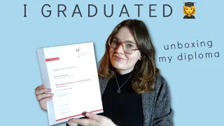 unboxing my diploma & my thoughts on graduating