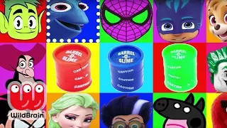 Learn Colors Board Game Surprise with PJ Masks, Paw Patrol Toys, Slime Time with Ellie Sparkles