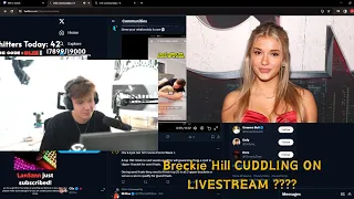 CLIX REACTS TO BRECKIE HILL CUDDLING WITH JYNXZI😳 #fortnite #clix #twitch #funny #twitchstreamer
