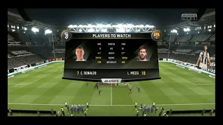 Fifa 19 Gameplay |Juventus VS Barcelona |  C. Ronaldo VS Messi | Hard core match