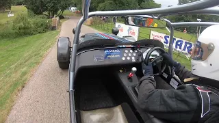 Ben Wheeler Caterham R500 Duratec #27 Wiscombe Park Hillclimb July 2022 - MIRACL powered