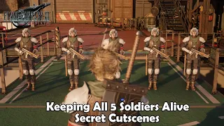 Final Fantasy 7 Rebirth - Keeping All Shina Soldiers Alive During Chapter 4 [Alternate Cutscenes]