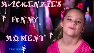 Dance moms Mackenzie's funny moment