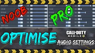 HOW TO FIND YOUR OWN AUDIO SETTINGS | TIPS AND TRICKS (CALL OF DUTY MOBILE BR) GUIDE/TUTORIAL