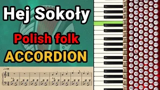 Accordion Tutorial-Polish folk song-Hej Sokoły