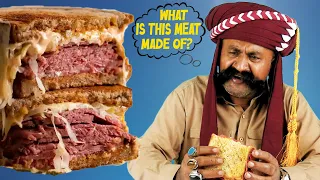 Tribal People Try Reuben Sandwich For The First Time
