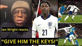 Finally🤭 Ian Wright PRAISED KOBBIE Mainoo after his impressive DEBUT vs Brazil| Man United News