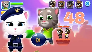 Talking Tom Splash Force # Talking Tom # Knight Hank # Astro Tôm # Officer Angela