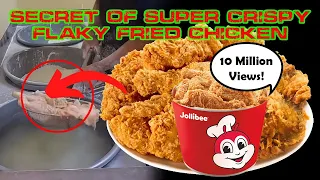 CHICKEN JOY JOLLIBEE SECRET EXPOSED!😁🤫🤤 SUPER JUICY CRISPY FLAKY FRIED CHICKEN SECRET REVEALED