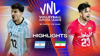 🇦🇷 ARG vs. 🇮🇷 IRI - Highlights Week 3 | Men's VNL 2023