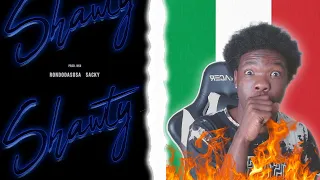 AMERICANS REACT TO ITALIAN RAP | Rondo feat. Sacky - SHAWTY (Official Video) (REACTION)