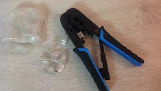 Инструмент для обжима коннекторов типа RJ45 и RJ11