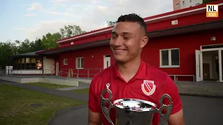 Landespokalsieg für U19-FC Energie Cottbus | Younes El-Haddoudi nach Sieg gegen SV Babelsberg