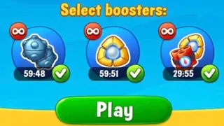 Fishdom Using 3 FREE Power Ups for 1 Hour. Win Strikes Level 2825 - 2845